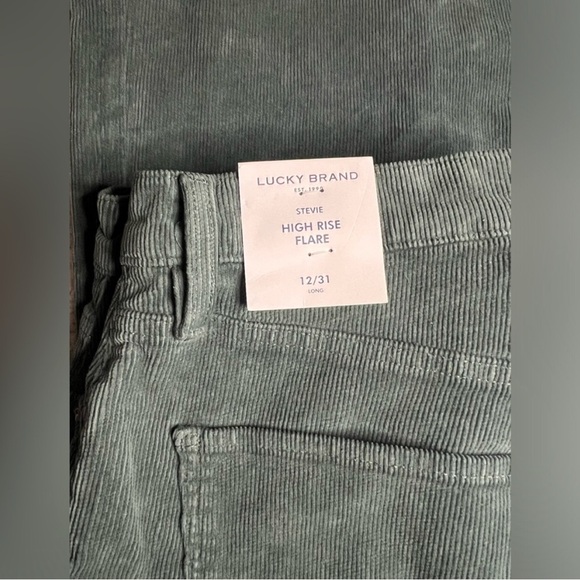 Lucky Brand - High Rise Stevie Flare Corduroy - Size 12/31L - Picture 14 of 16